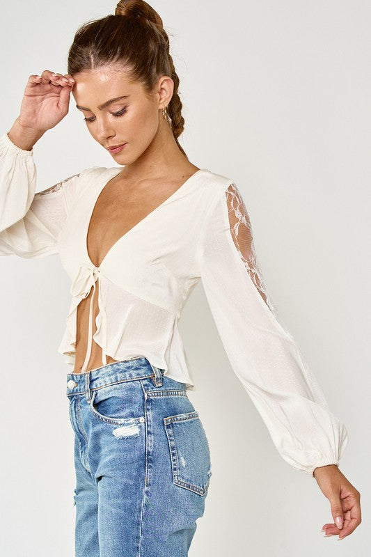 Oasis Top in Off White