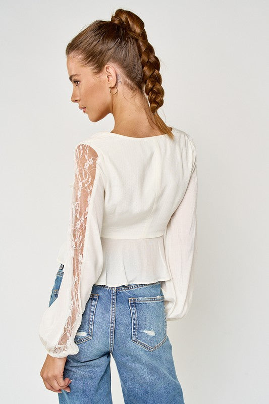 Oasis Top in Off White