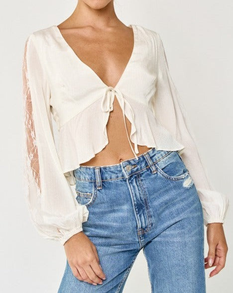 Oasis Top in Off White