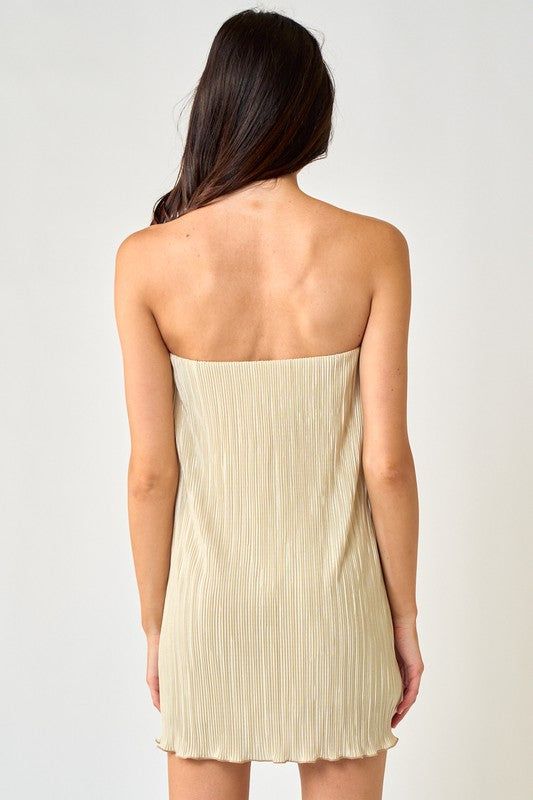 Emerson Tube Mini Dress in Sand