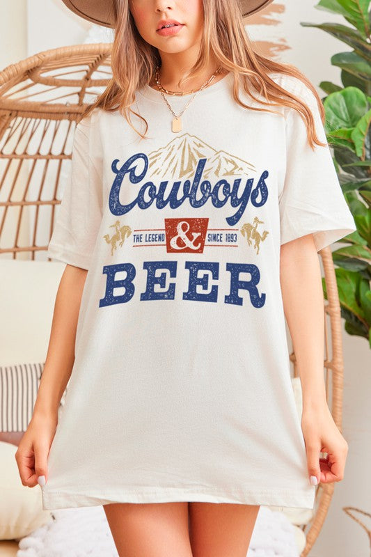 Cowboys & Beer Tee