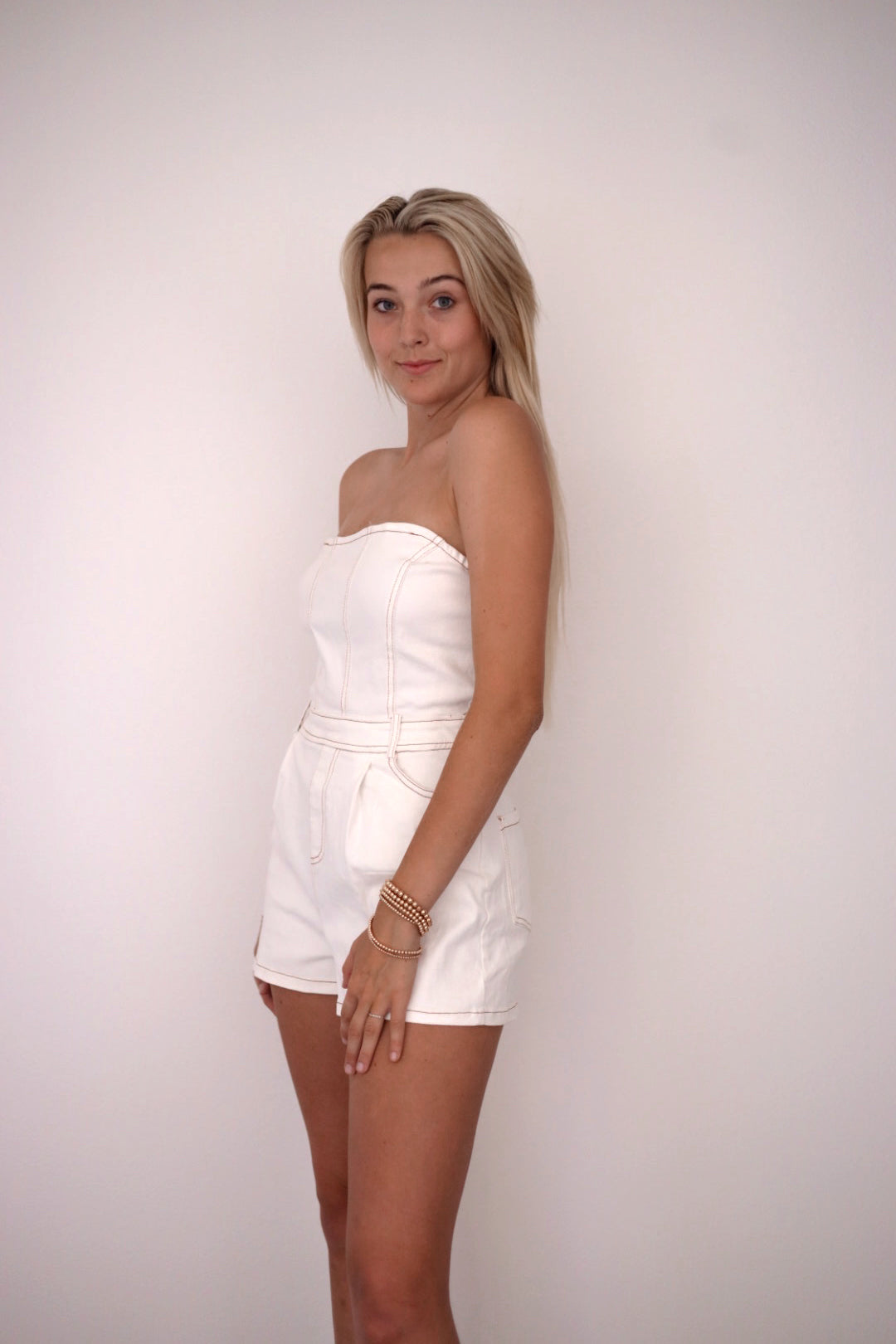 Montana Romper in White