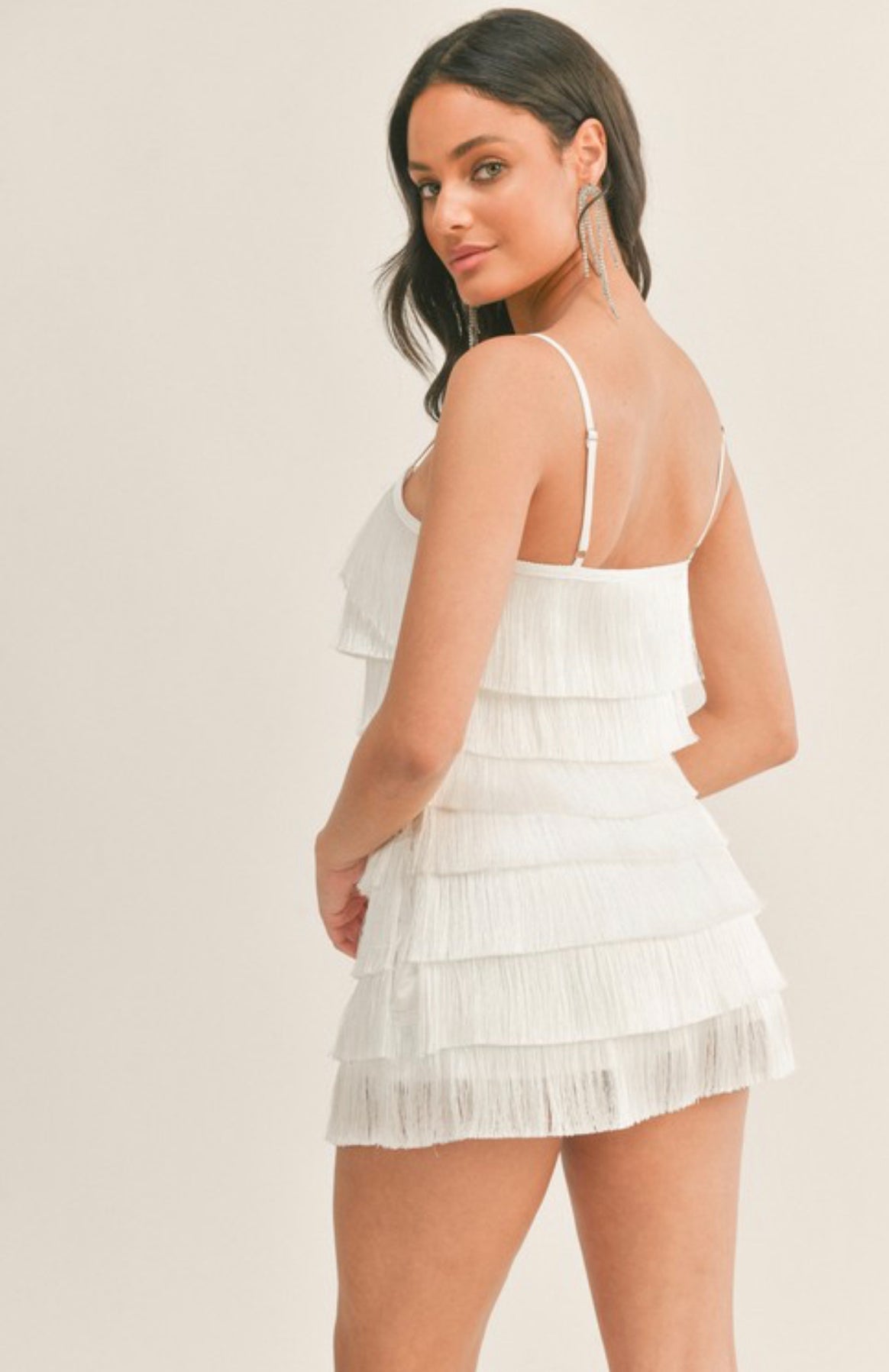 Shake It Off Romper in White