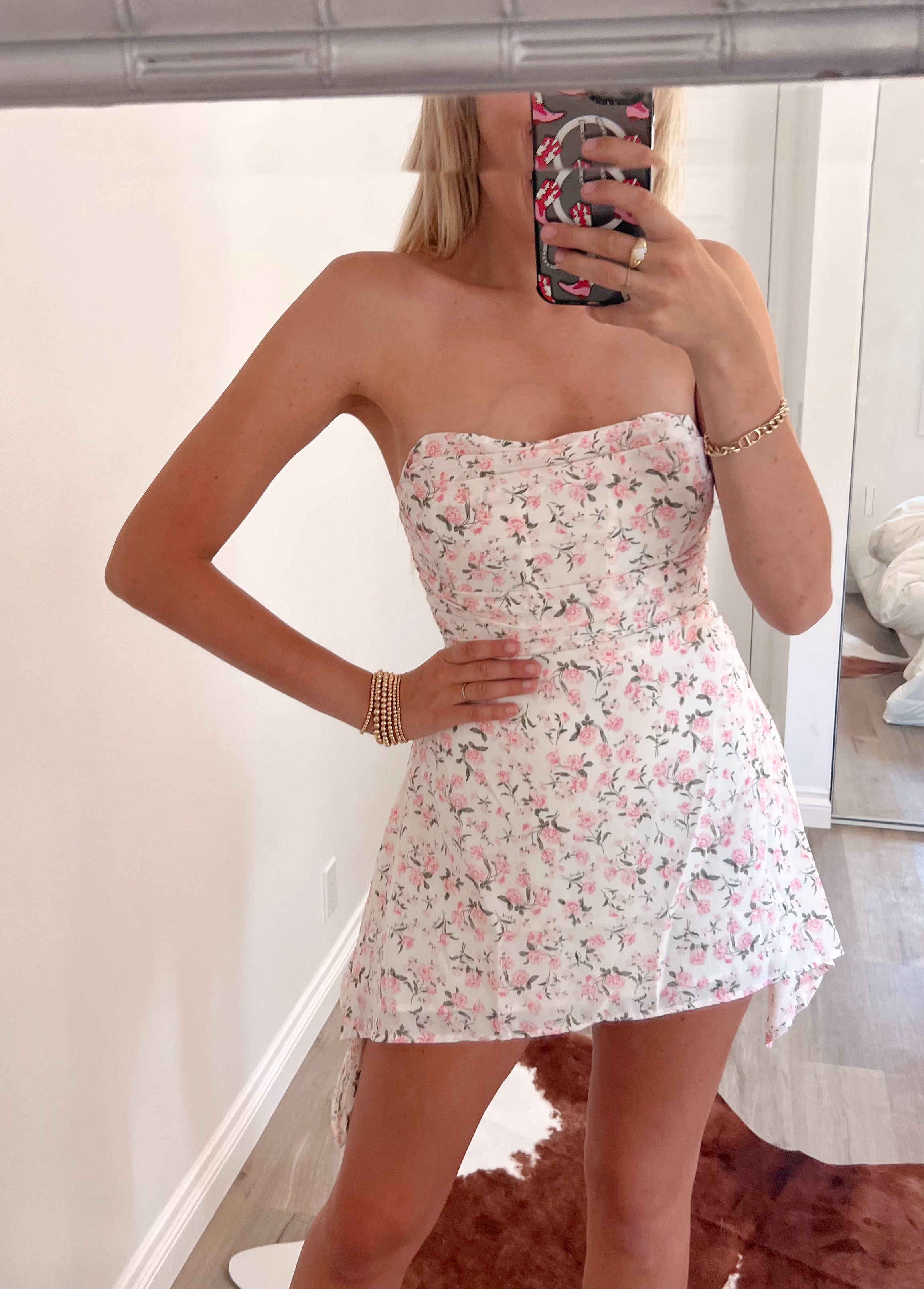 Florence Mini Dress in Floral