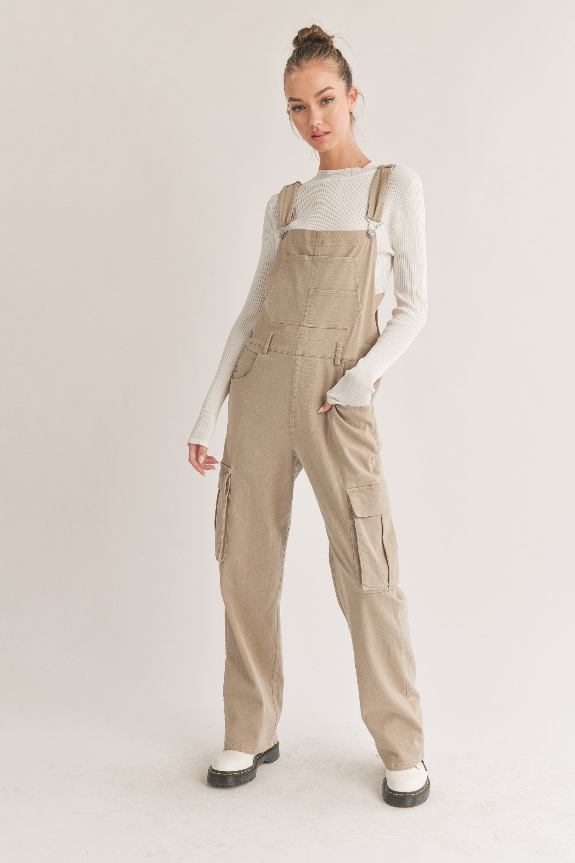 Overtime Overalls in Latte