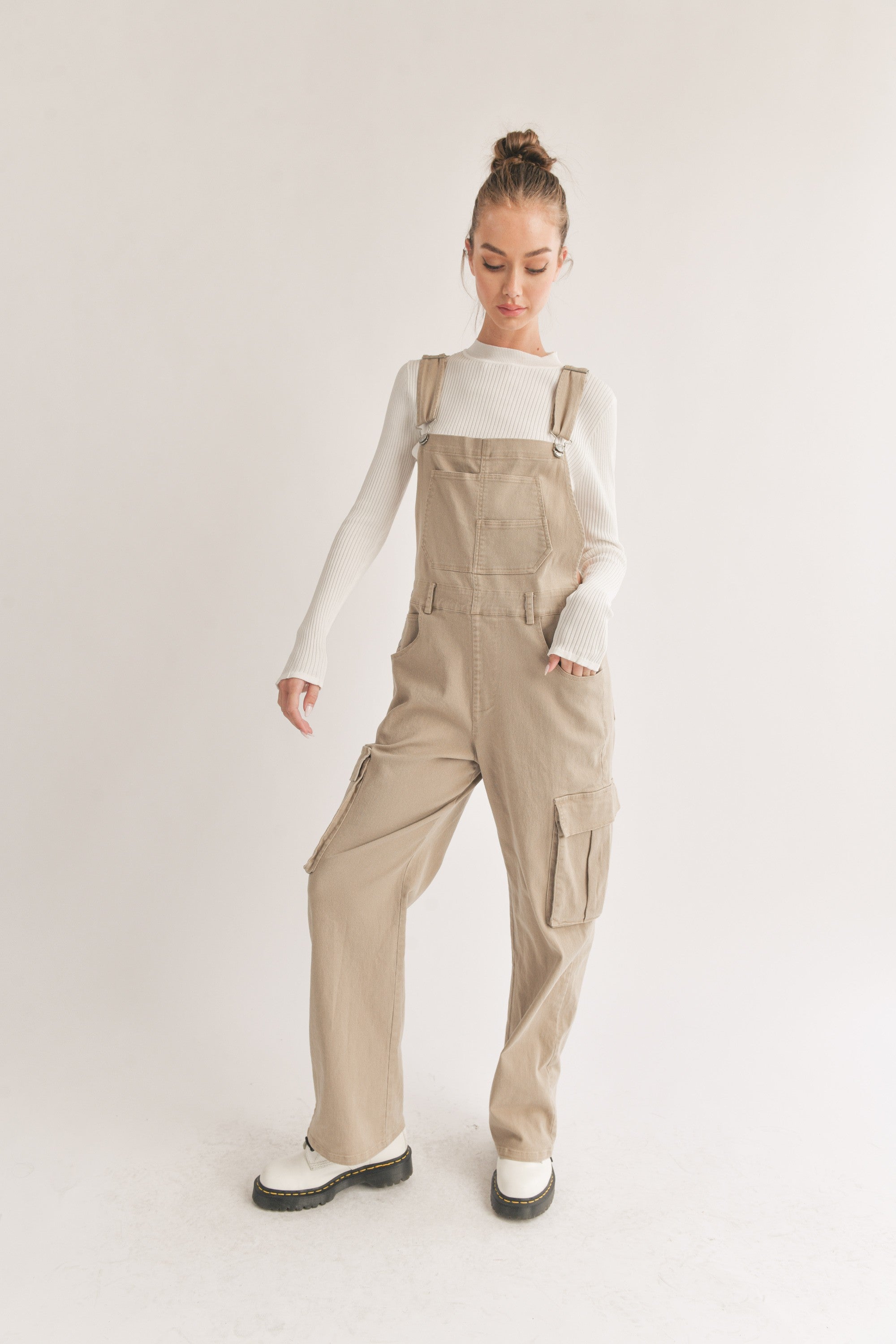 Overtime Overalls in Latte