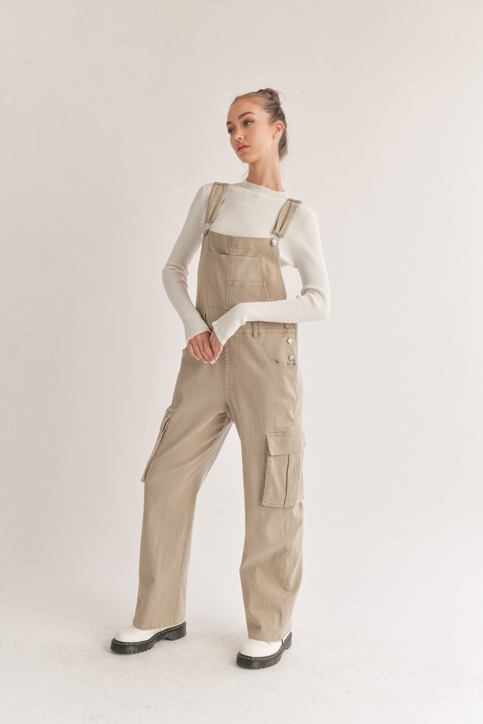 Overtime Overalls in Latte