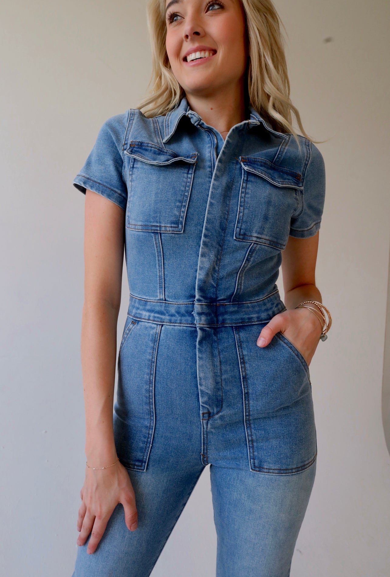 Blue Jean Baby Jumpsuit