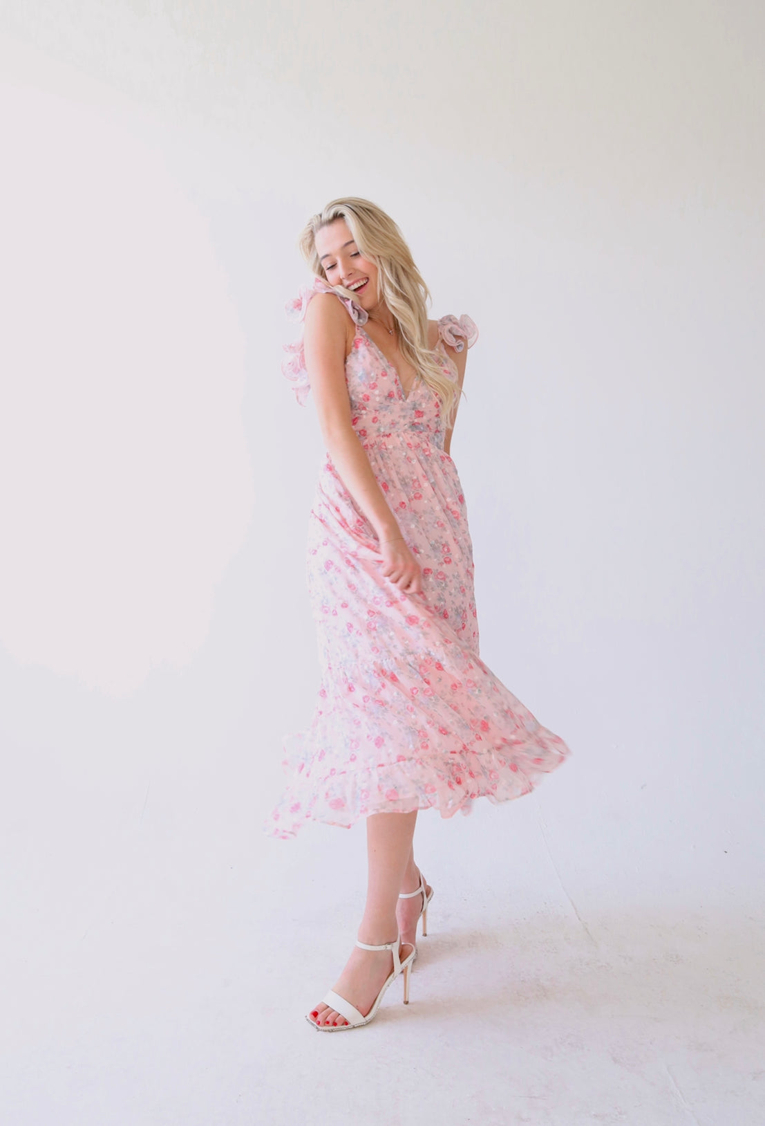 Flower Shops Maxi Dress in Rose