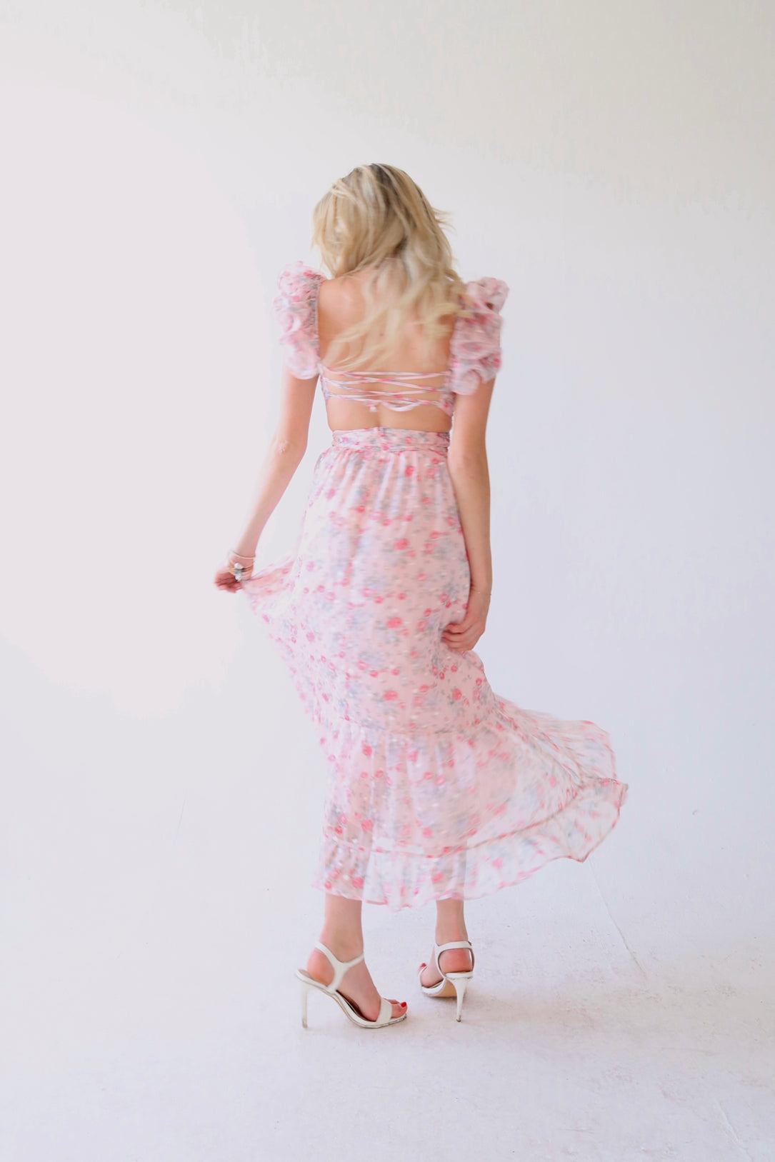 Flower Shops Maxi Dress in Rose