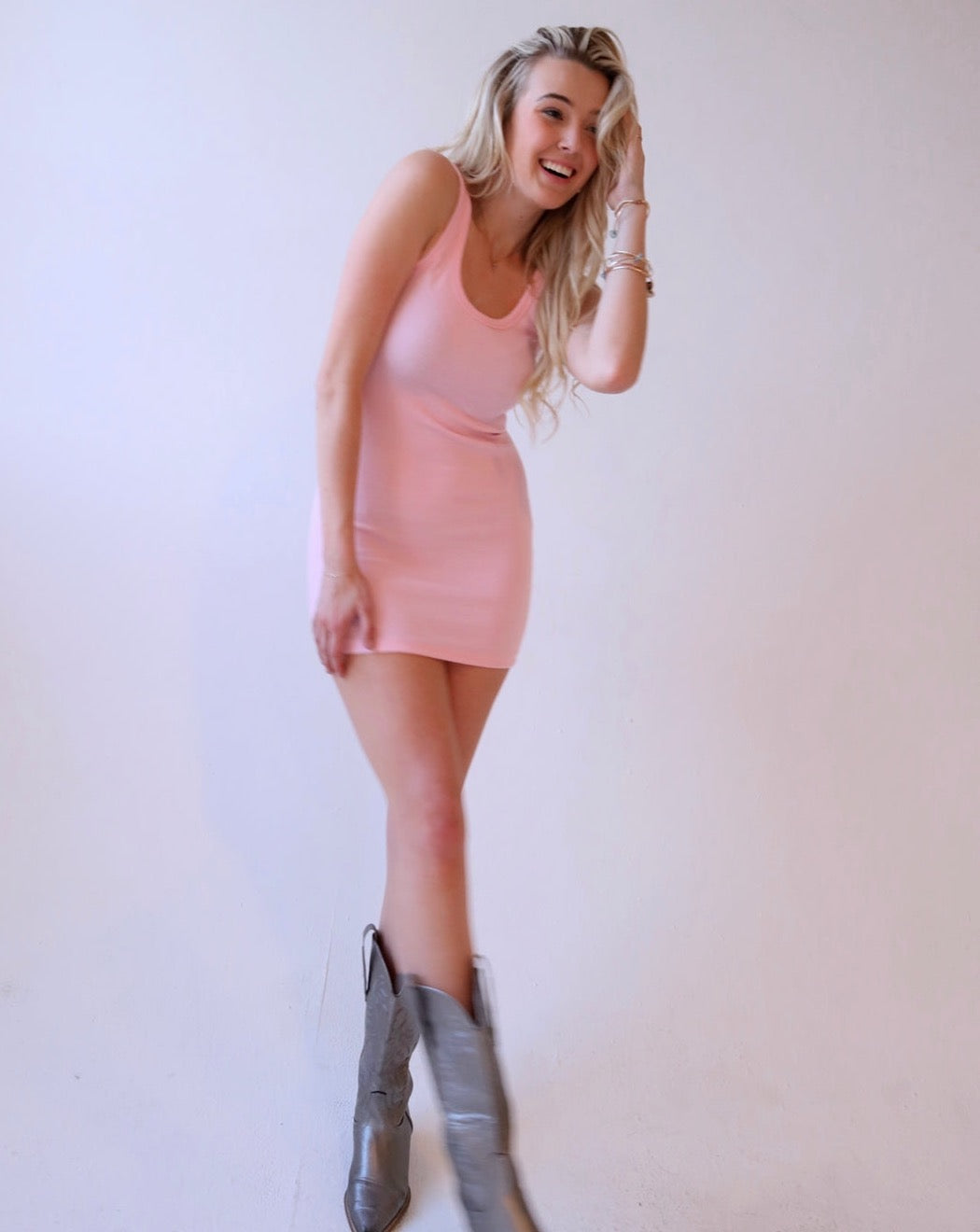 Your Everyday Mini Dress in Bubblegum