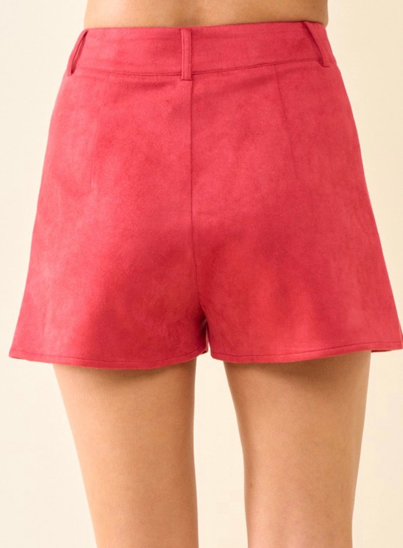 Lucky Star Shorts in Red