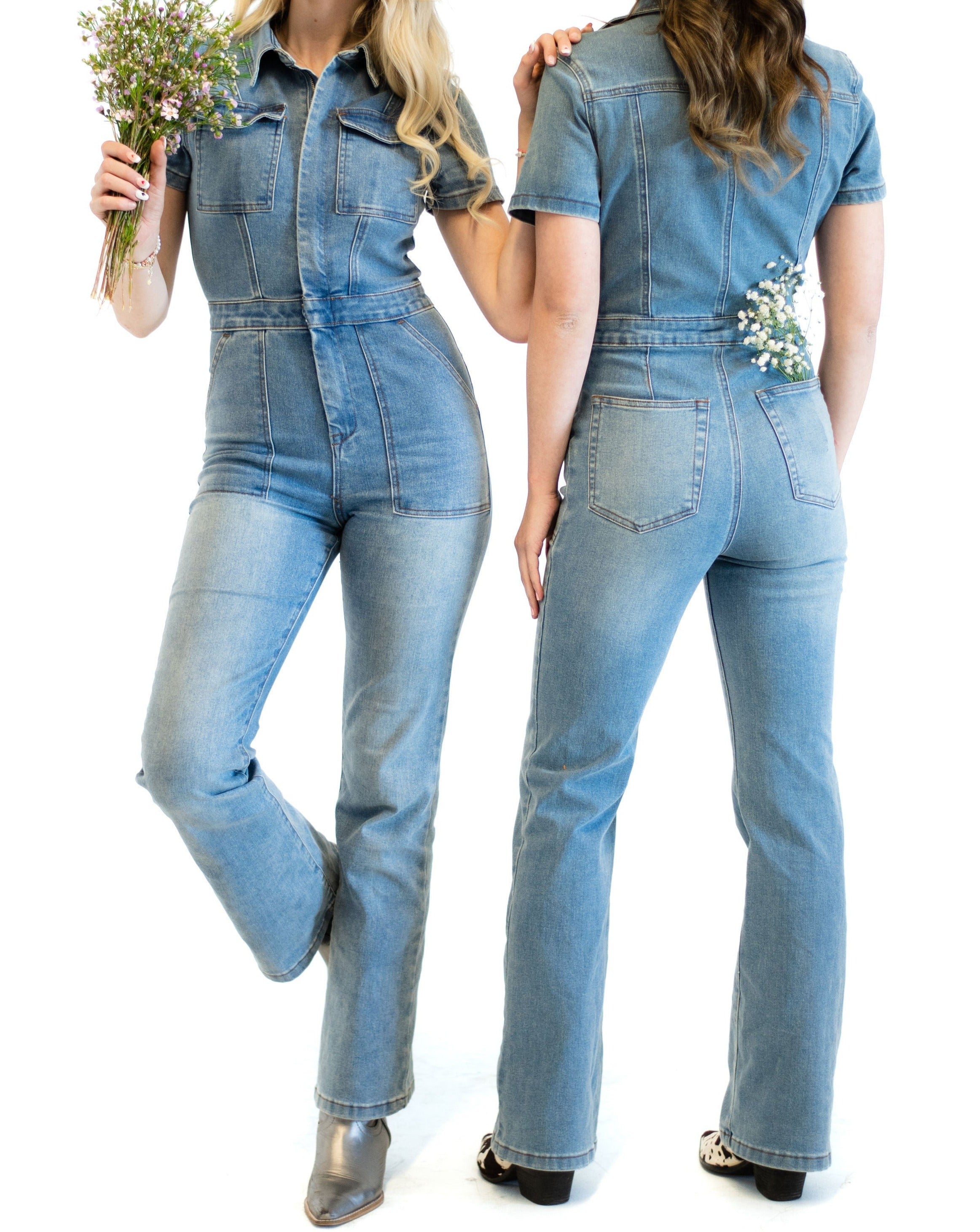 Blue Jean Baby Jumpsuit